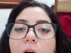 Pov homemade amateur facial cumshot and blowjob
