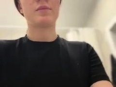 Hot brunette from squirt masturbating on webcam