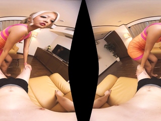 Amateur Blonde Dons Lingerie And Fucks