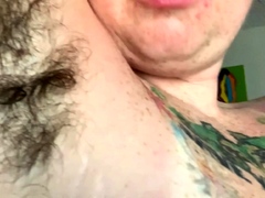 Cute curly brunette solo webcam masturbation